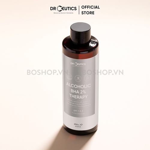 Nước Hoa Hồng BHA 2% Therapy DrCeutics 200ml- Làm Sạch Và Cân Bằng Da