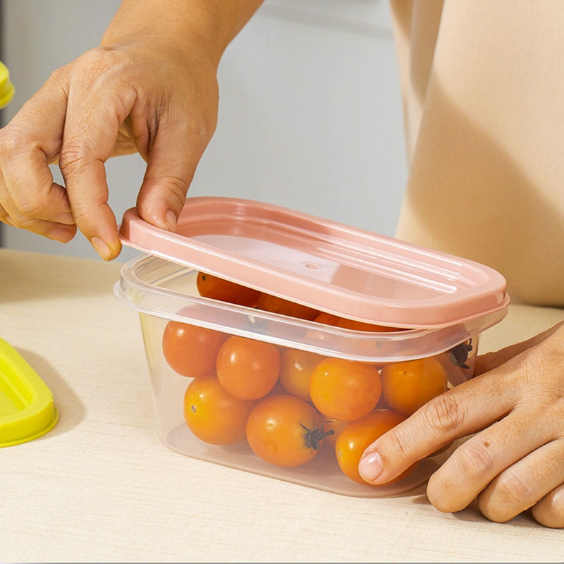 Set 6 Hộp Đựng Thực Phẩm Chống Ẩm Không BPA Có Nắp Đậy Cho Nhà Bếp
