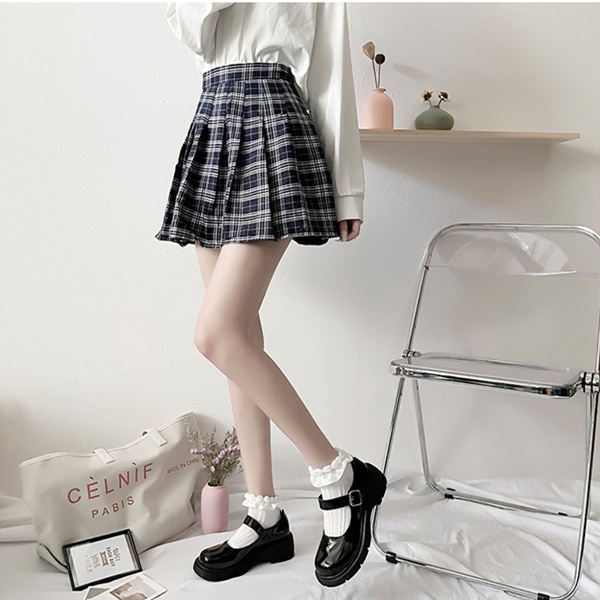 Giày Cao Gót Bằng Da Mỏng Màu Trắng Phong Cách Mary Jane Nhật Bản Thời Trang Mùa Hè Cho Nữ