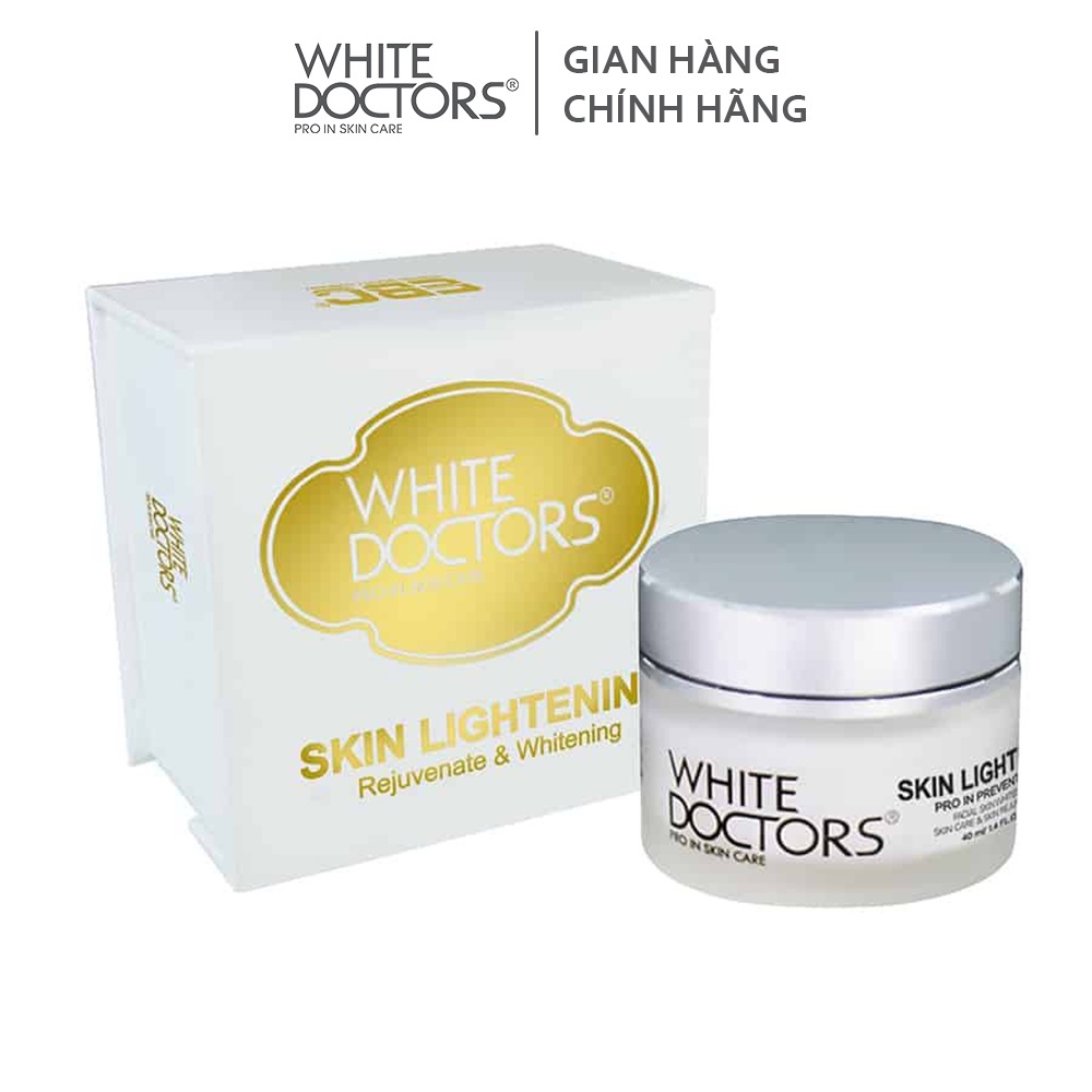 Kem làm trắng da mờ nếp nhăn White Doctors Skin Lightening 40g