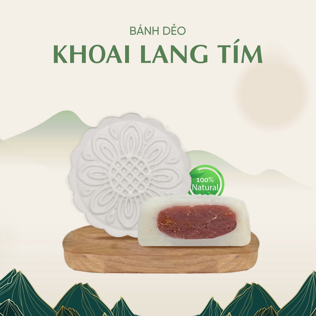 Bánh Trung Thu Yukibudo Nhân Khoai Lang Tím (Bánh Dẻo)