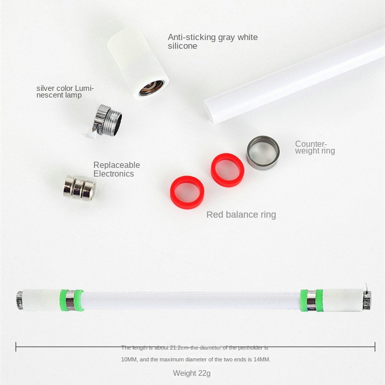 Bút Xoay Có Đèn led Phát Sáng Chính Hãng Không Thể Thay Đổi Ruột Con Quay Chính Hãng spinner