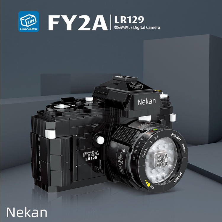 Máy Ảnh Kỹ Thuật Số SLR Lego Xếp Hình Khối Xây Dựng Micro Nhỏ Hạt Trưởng Thành Khó Lắp Ráp Đồ Chơi Lắp Ráp Mô Hình Nhỏ Dành Cho Người Lớn