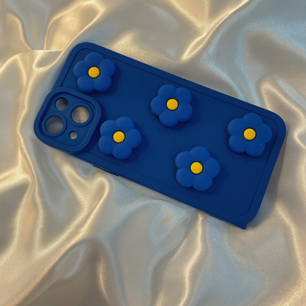 Ốp điện thoại TPU mềm chống sốc in hình hoa cúc thích hợp cho IPhone 13 12 11 Pro Max X XR 8 7 Plus