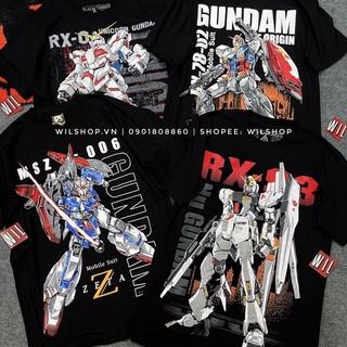 (M, L, XL) ÁO GUNDAM - ÁO THUN UNISEX