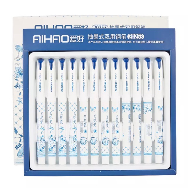 Bộ 12 bút viết mực AIHAO