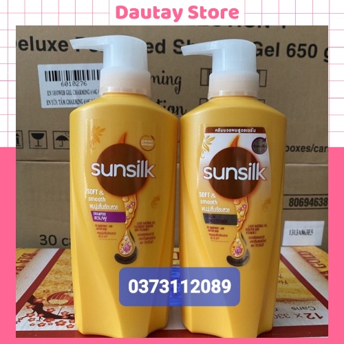 Dầu xả và dầu gội Sunsilk mềm mượt diệu kỳ 425g ( Thái Lan)