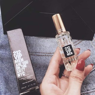 Nước hoa 212 VIP MEN 🌹FREESHIP🌹 Giảm 20K Khi Nhập [ NUOCHOA ] Nước Hoa Chiết Pháp 20ml