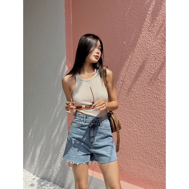 Beachclub-áo balo chéo lưng thun