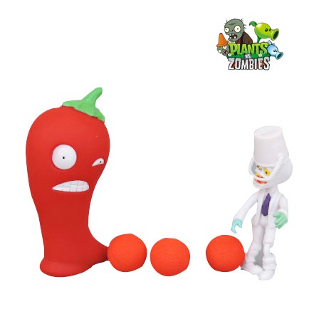Bảng Vẽ 20 Kiểu vs... Zombies Mô Hình Búp Bê jalapeno cob cannon Bí Ngô Trái Cây Bằng Nhựa pvc