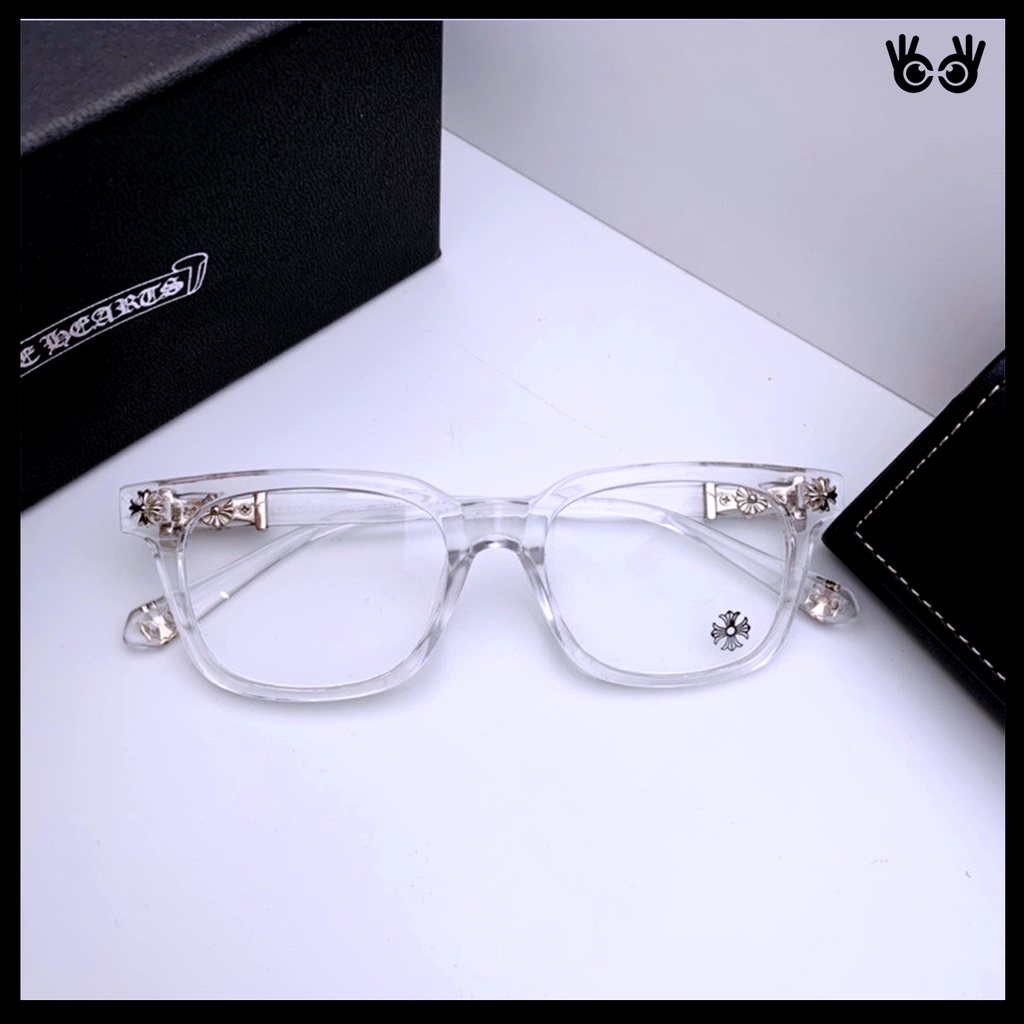 Gọng kính Chrome Hearts phiên bản cao cấp - CH vuông thời trang GKC09