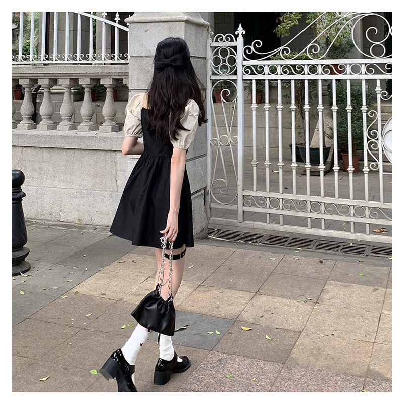 Đầm Công Chúa Mùa Hè Cổ Vuông Kiểu Pháp 2022 Mới Cho Nữ