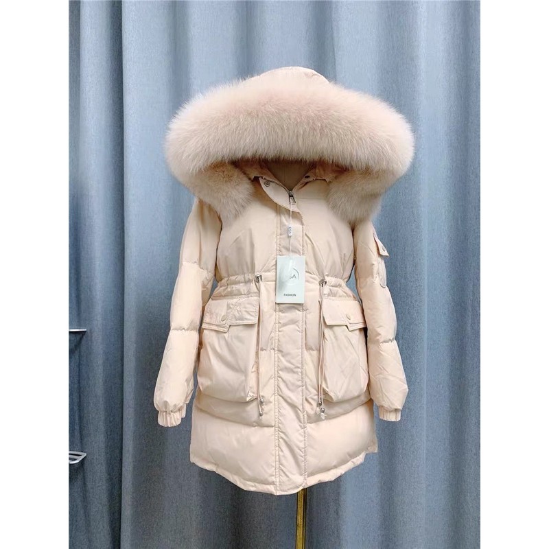 Áo khoác phao lông vũ dáng lỡ