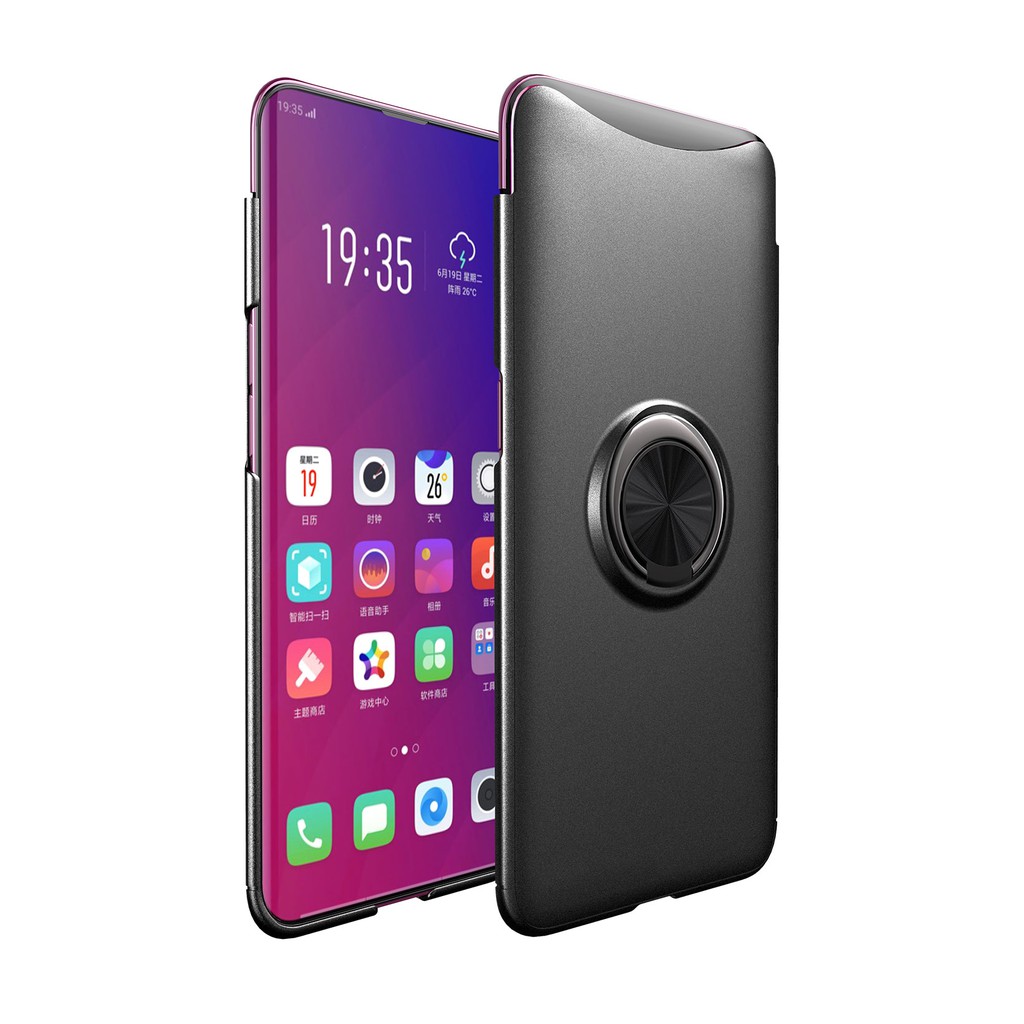 ốp điện thoại Cứng Có Nhẫn Móc Ngón Tay Cho Oppo Find X