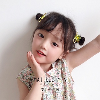 Combo 10 Dây buộc tóc, cột tóc hoa cúc dễ thương phong cách Hàn Quốc