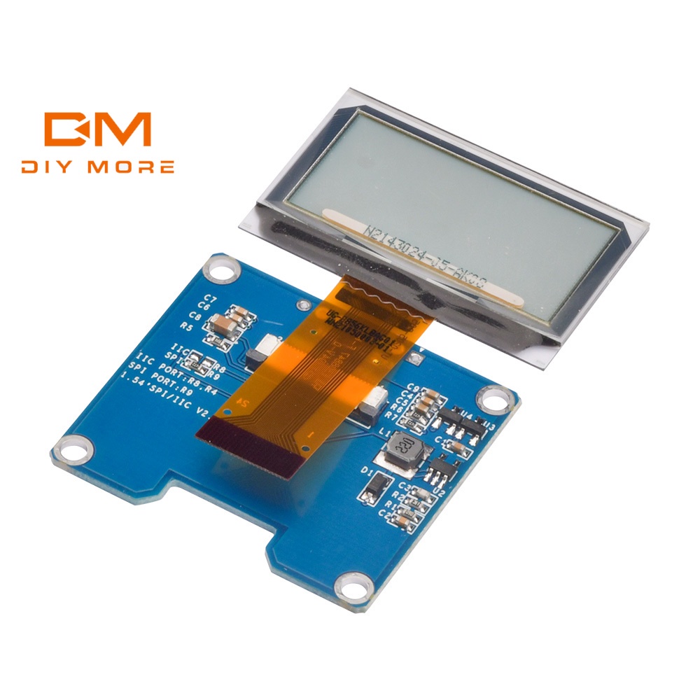 Bảng mạch màn hình OLED DIYMORE SSD1309 trong suốt 1.51 inch 3.3V lỗ cắm 24 chấu 128*64 chuyên dụng