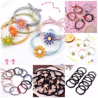 Combo 100 chun buộc tóc các loại