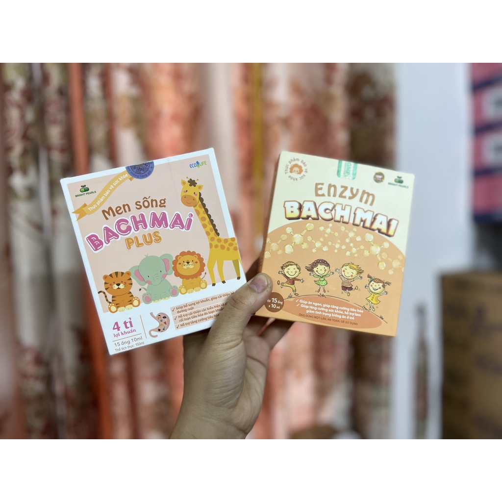 Enzym liquid và Enzym Bạch Mai hỗ trợ bé ăn ngon giúp bé khoẻ mạnh mau lớn
