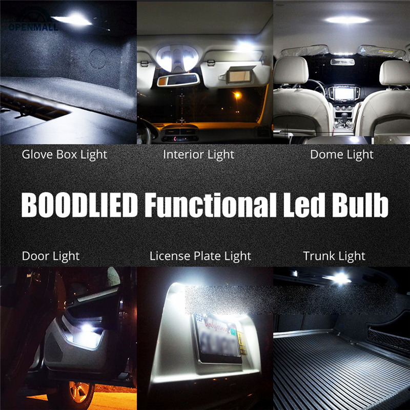 Đèn Led C5W 1860 Smd 31-41mm chiếu ánh sáng trắng cho xe hơi