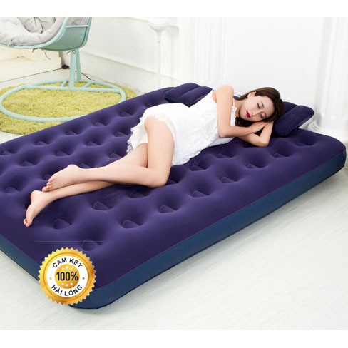 [Bảo hành 2 NĂM] Đệm hơi Nệm hơi Bestway 67000- Size: 1,85m x 76cm x 22cm. Tặng kèm bơm hơi.