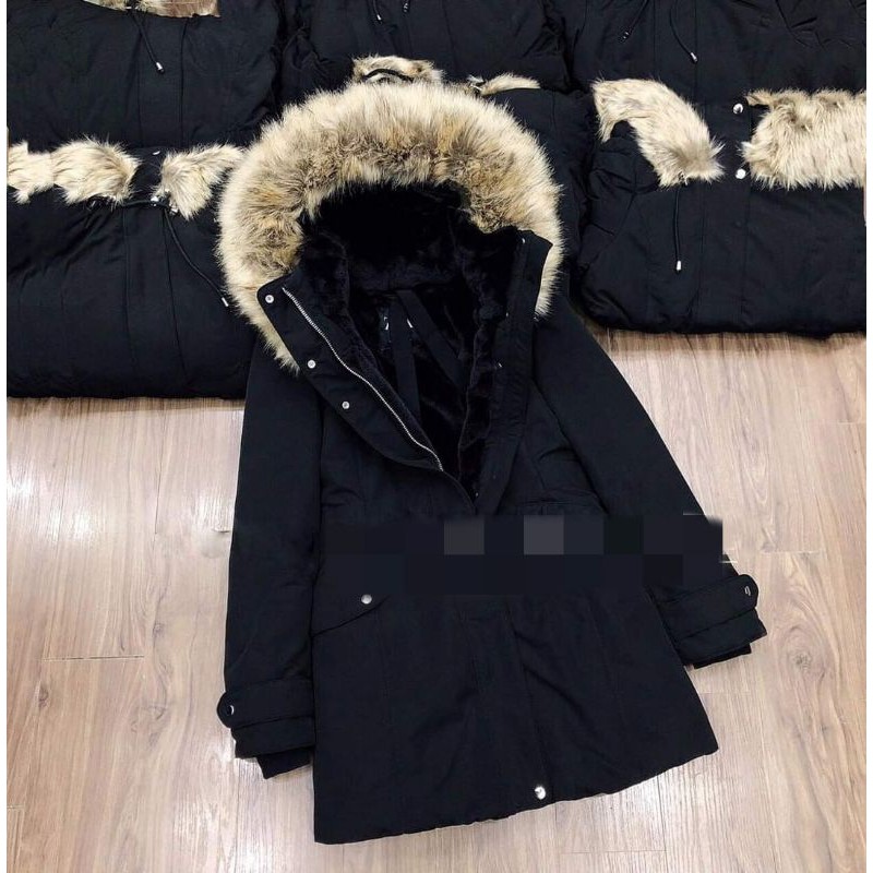 Áo parka zr dư xịn mẫu 2020 lót lông đen siêu đẹp