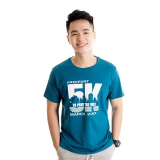 Áo thun nam cotton in 5K cổ tròn tay ngắn CT02