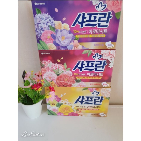 Giấy thơm quần áo 30 tờ Hàn Quốc Chính Hãng