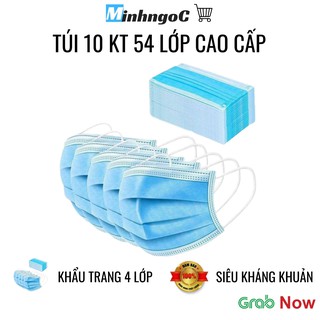 10 Cái Khẩu Trang 4 Lớp Cao Cấp  - Siêu Thị Minh Ngọc