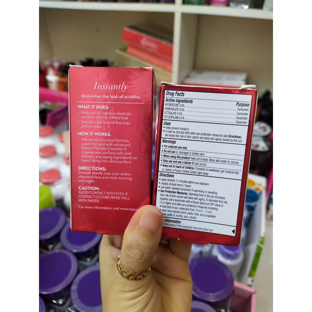 Set kem olay chống lão hóa Olay Regenerist Micro-Sculpting Cream ngày đêm