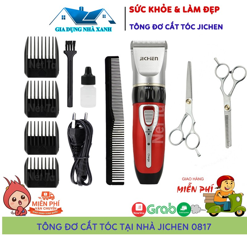 👑Bán Chạy Số 1👑 Tông Đơ Cắt Tóc Gia Đình Tại Nhà JICHEN JC-0817 Tiện Dụng, Bảo Hành 6 Tháng