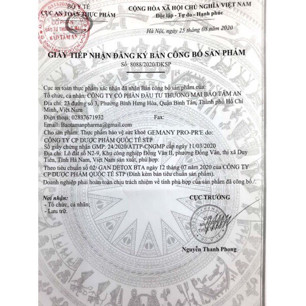 Siro bổ phế, nhuận phế, bổ phổi GERMANY PRO-PR'E