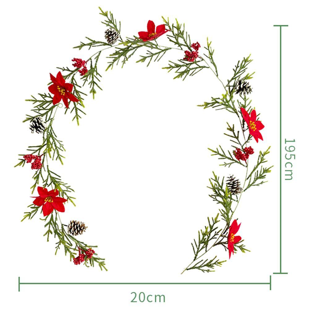 Dây Lá Bạch Đàn Giả Trang Trí Phông Nền Giáng Sinh