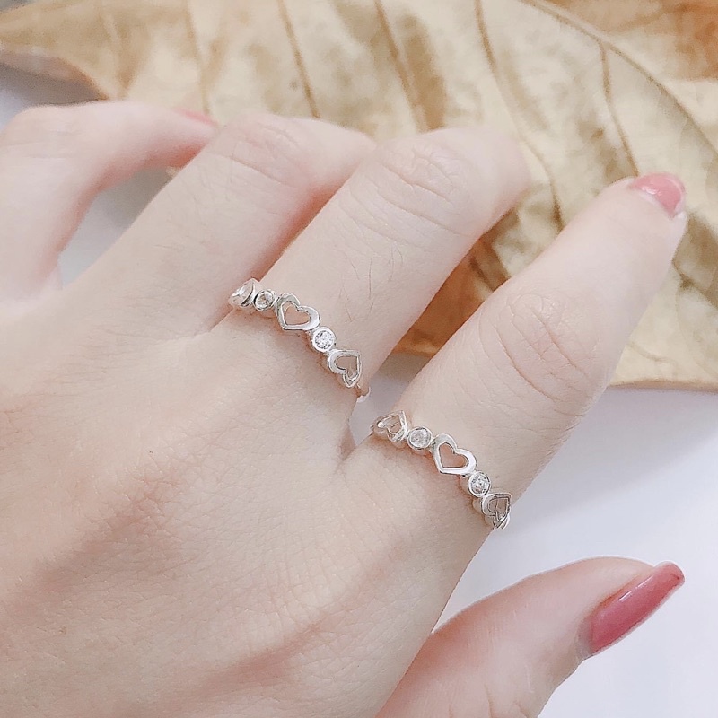 Nhẫn nữ Bạc ta sáng bóng , sang chảnh , giá rẻ - Vàng Bạc Khải Khải