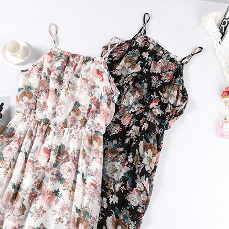 Đầm maxi hoa hai dây quyến rũ cho nữ | BigBuy360 - bigbuy360.vn