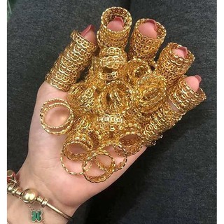 Nhẫn Kim tiền Mạ Vàng 18k Cao Cấp - Không Phai màu