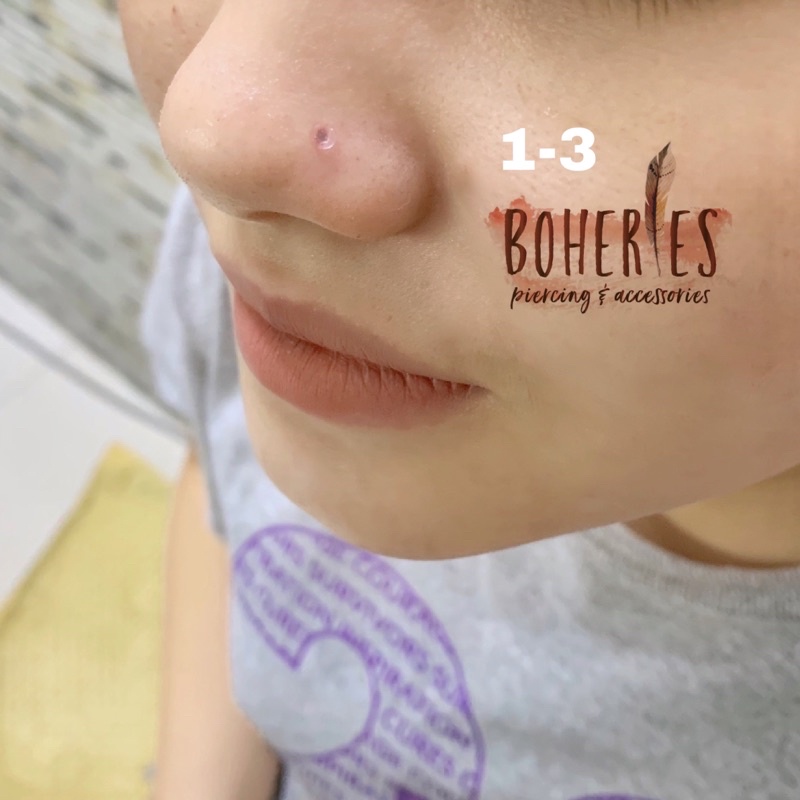 Boheries/Khuyên trong suốt, khuyên bioflex, khuyên nhựa vô trùng không kích ứng