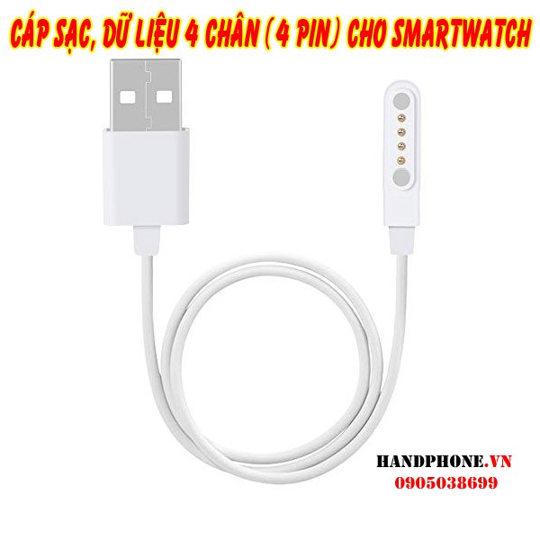 Dây cáp sạc USB, dữ liệu cho Smartwatch KW18/KW88/K88H/GT88