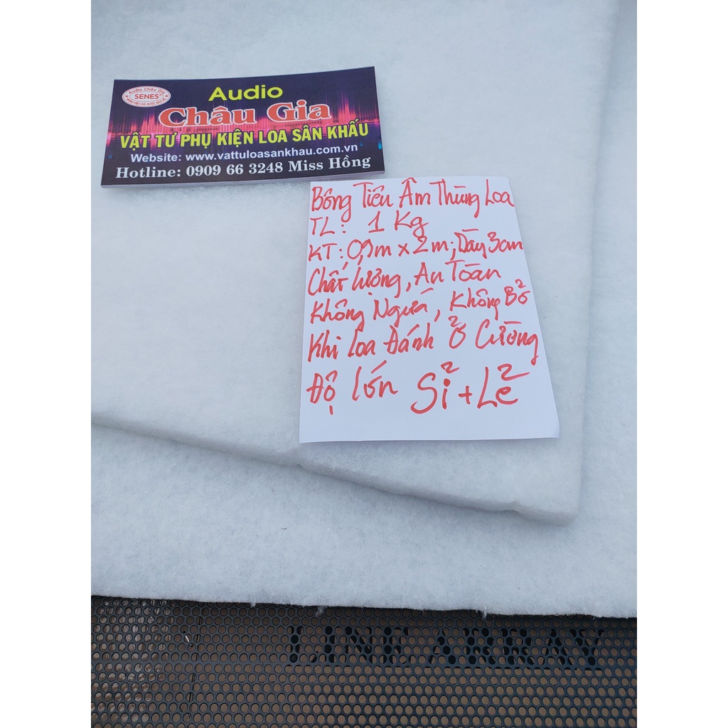 Mút tiêu âm, cách âm thùng loa 1kg Audio Châu Gia