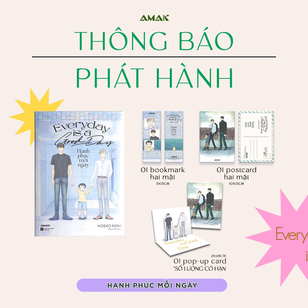 Sách - Everyday is a good day - Hạnh phúc mỗi ngày ( Amak )