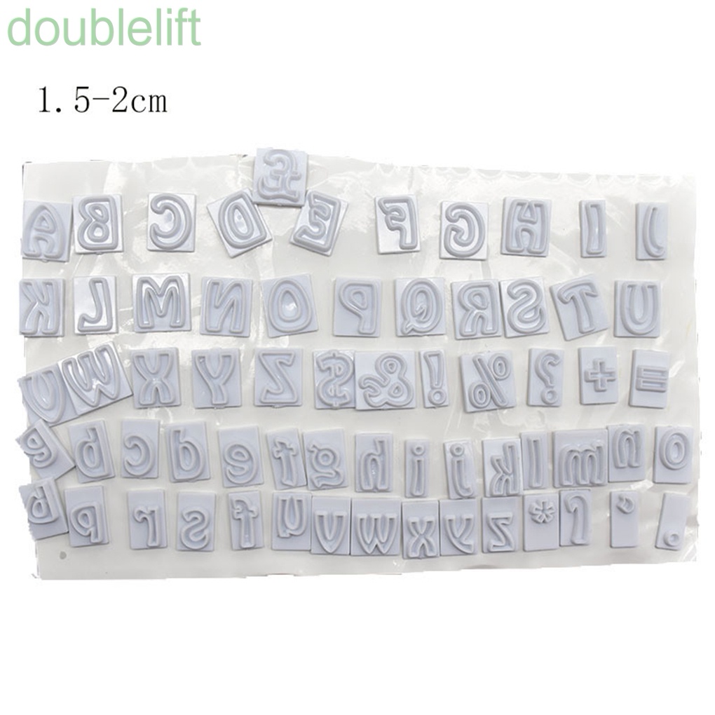 Set 64 khuôn cắt bánh kẹo hình chữ cái độc đáo tiện dụng