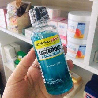 NƯỚC SÚC MIỆNG LISTERINE THÁI 100ml size du lịch