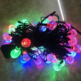 DÂY ĐÈN LED CHERRY BALL BI BỌT NƯỚC 9M NHIỀU MÀU NHẤP NHÁY