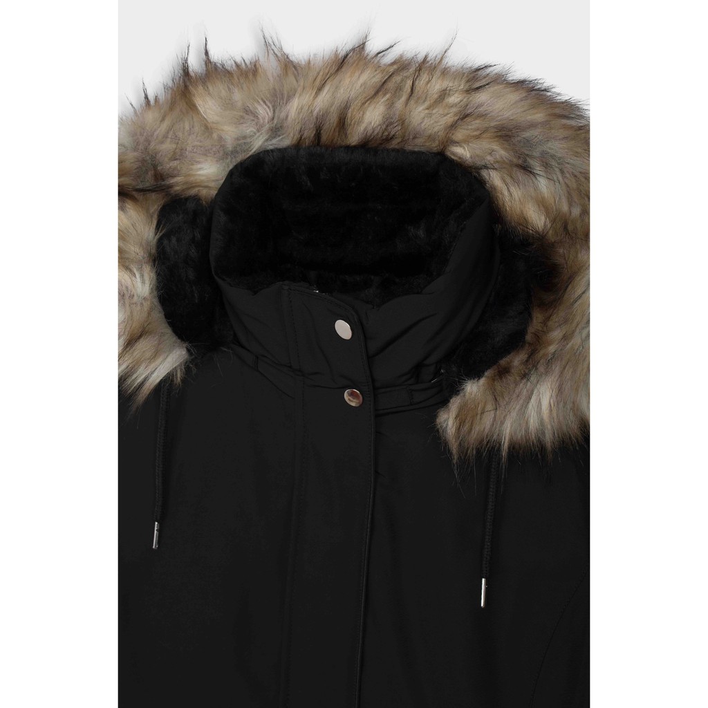 SYO- ÁO PARKA CỔ LÔNG , CHUN EO - A6820046
