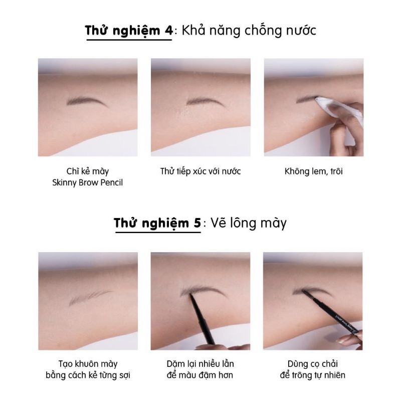 Chì Kẻ Mày Siêu Mảnh Cathy Doll Skinny Brow Pencil 0.05g