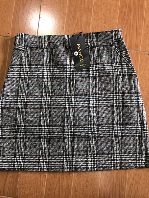 CHÂN VÁY DẠ KIM TUYẾN +KẺ CARO (hàng có sẵn ) | BigBuy360 - bigbuy360.vn
