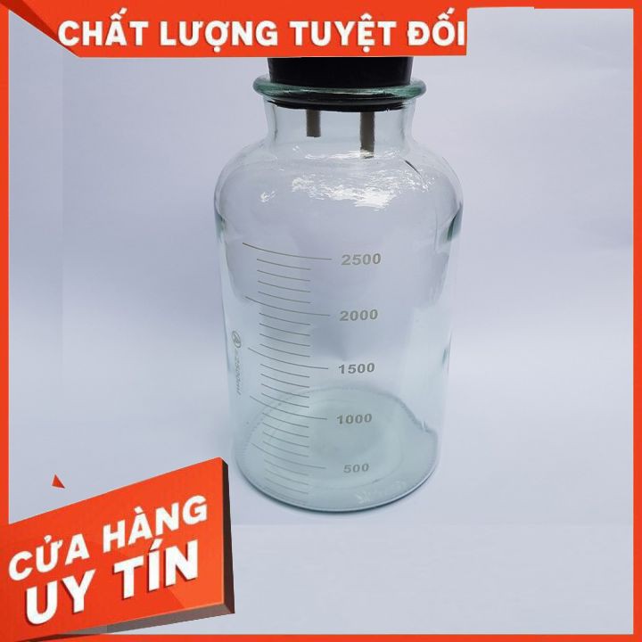 Bình đựng dịch thủy tinh - cho máy hút dịch 2 bình 2500ml các loại