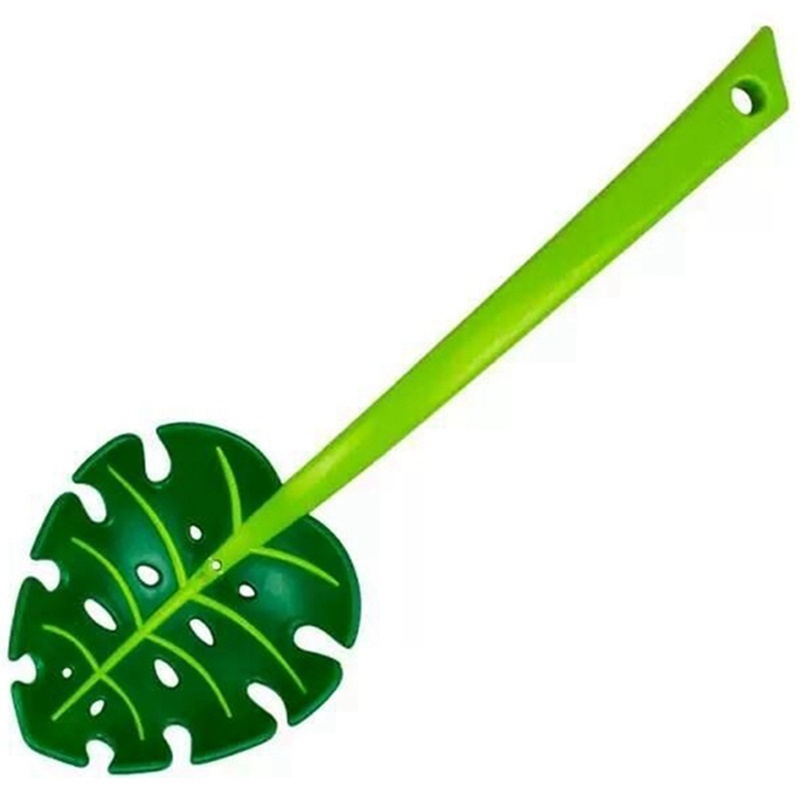 Muỗng múc thức ăn dạng đục lỗ hình chiếc lá độc đáo