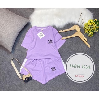 Bộ thể thao bé gái size đại