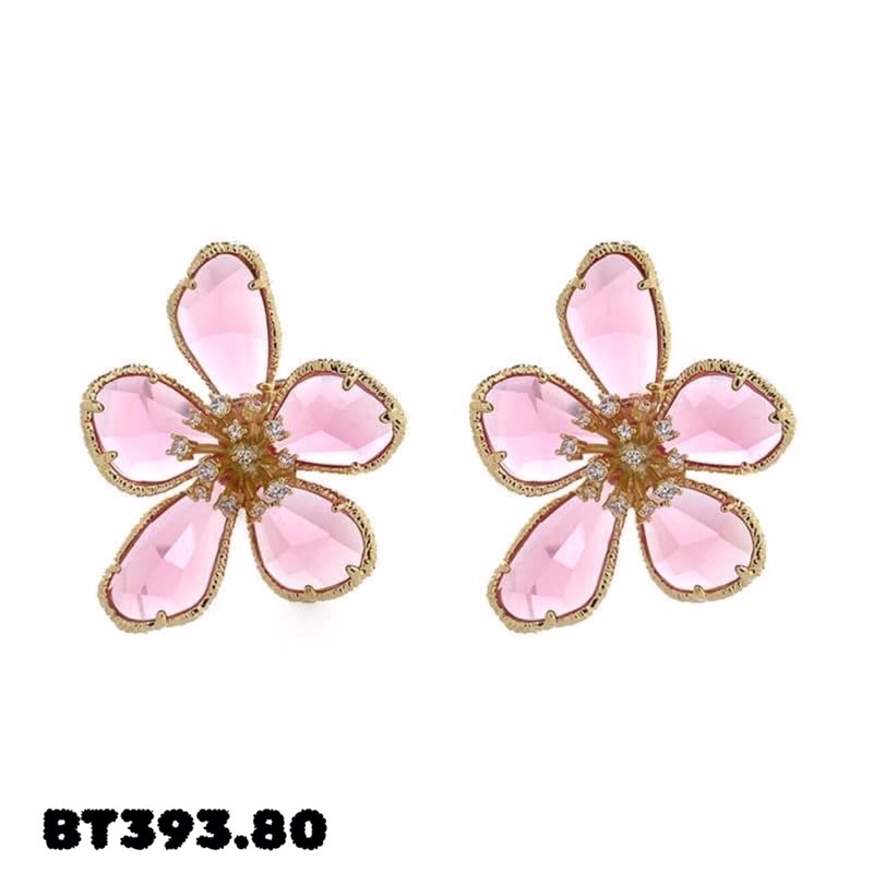 Bông tai hoa phong cách sang trọng