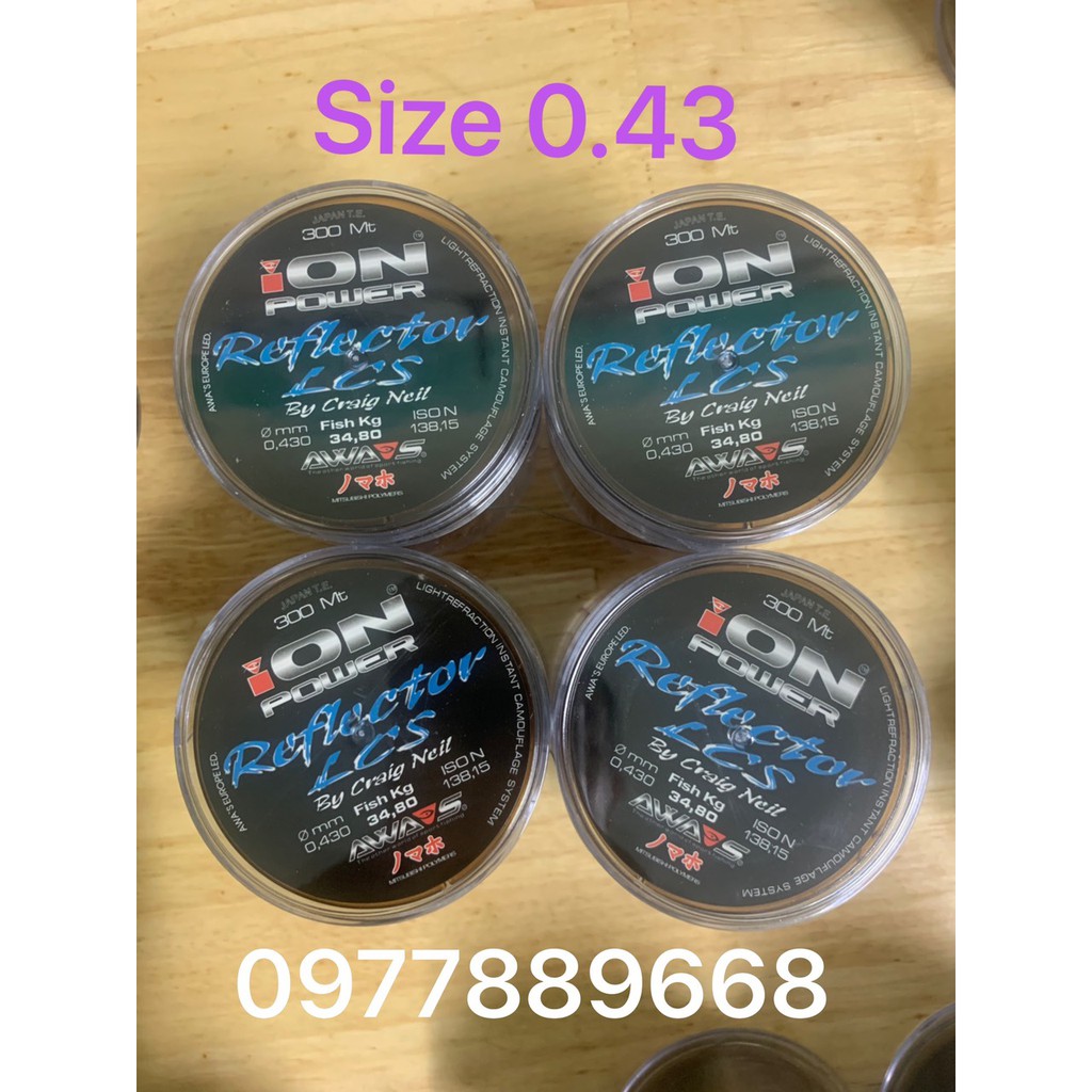 Cước ION 300m, tải cá 79kg